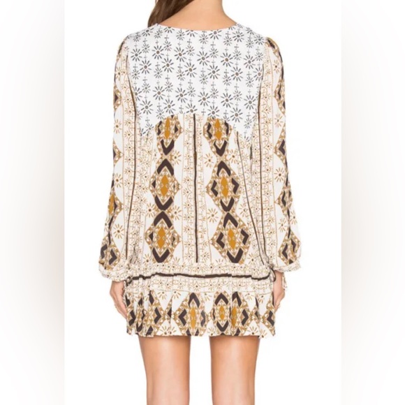 FREE PEOPLE Down by the Bay 60’s Tunic Ivory Combo M - Picture 2 of 13